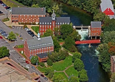 Aerial View - Old Mills in Laconia New Hampshire